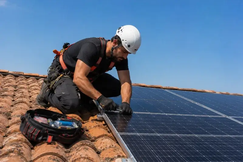 Maintenance et monitoring de panneaux solaires à Saint-Guinoux