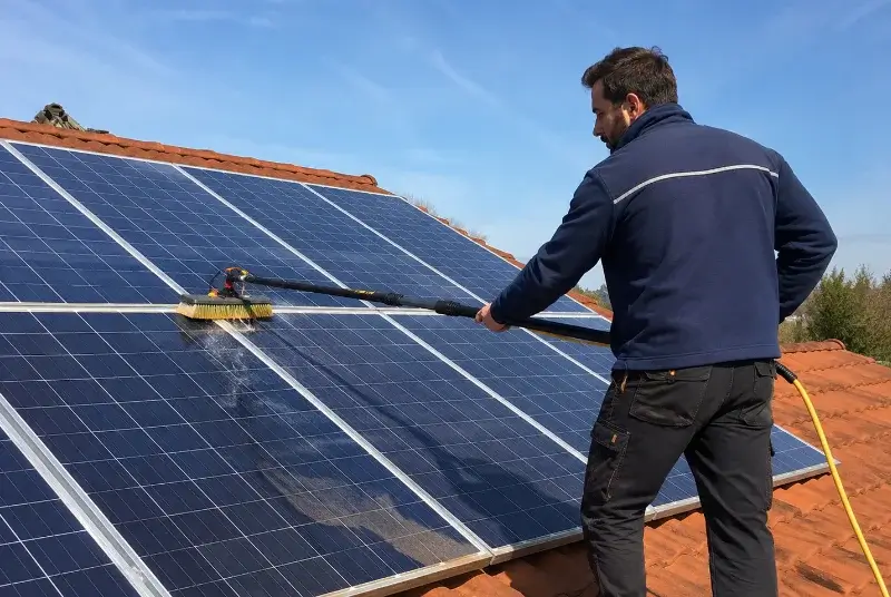 Nettoyage et entretien de panneaux solaires à Saint-Guinoux