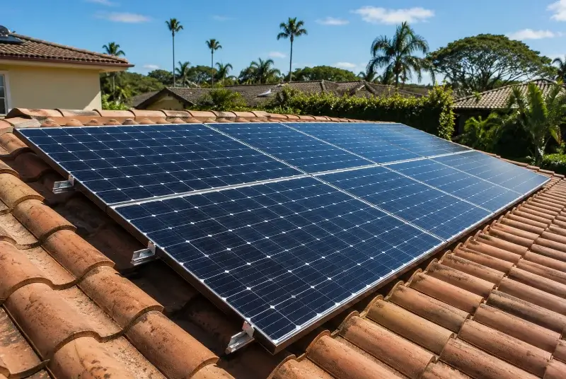Installation de panneaux solaires à Saint-Guinoux